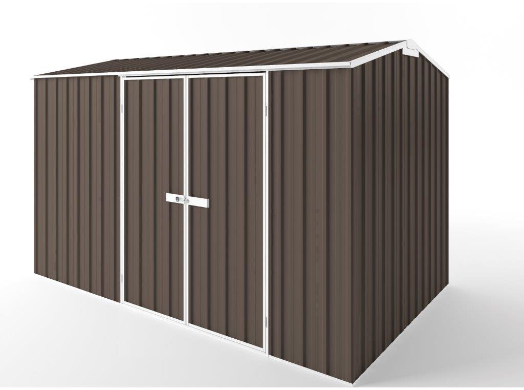 Gable Roof Garden Shed 3.75m (w) x 2.25m (d)x 2.35m (h)  Jasmin Brown Colour