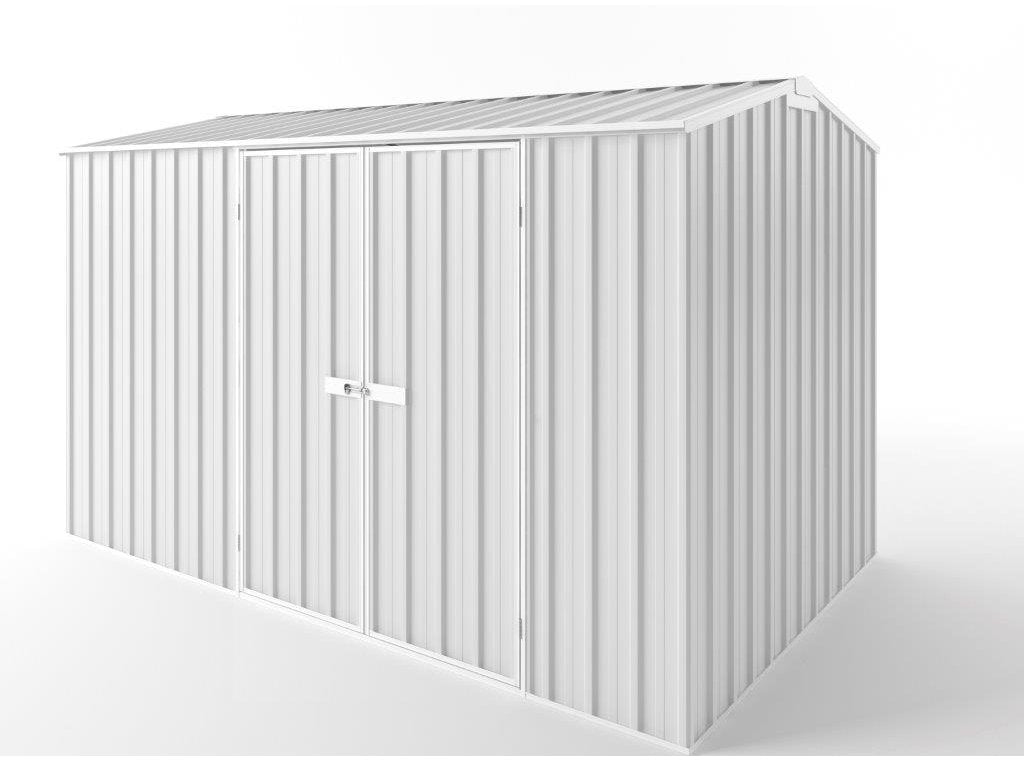 Gable Roof Garden Shed 3.75m (w) x 2.25m (d) Tall - 2.35m Off White Colour