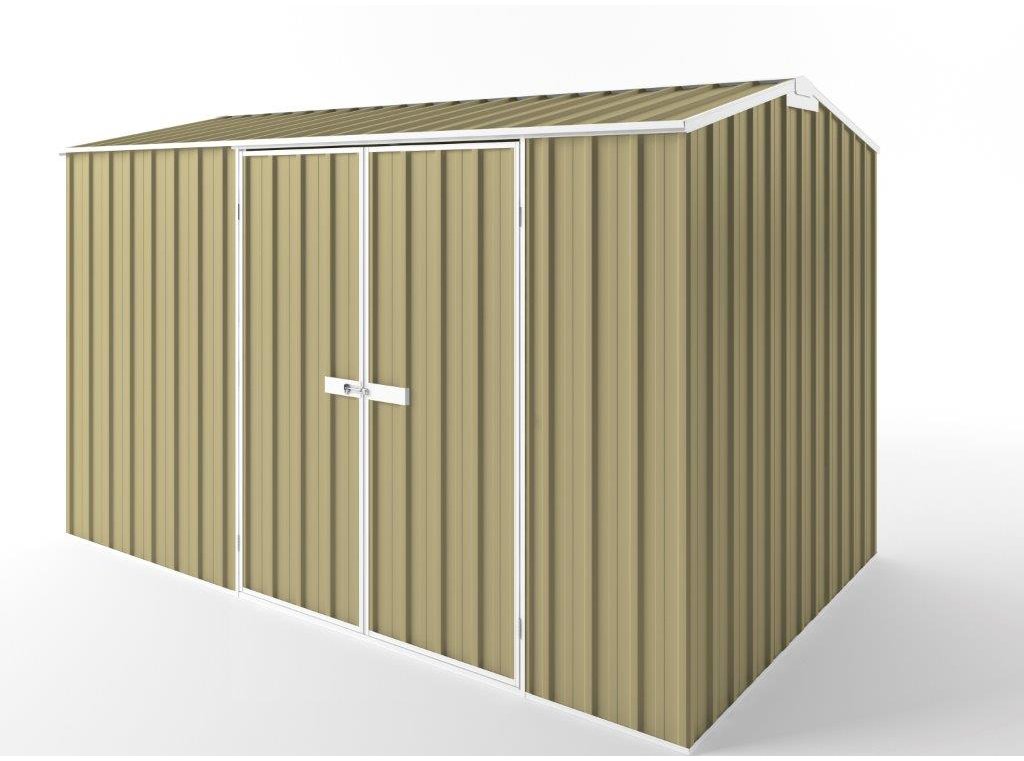 Gable Roof Garden Shed 3.75m (w) x 2.25m (d) Tall - 2.35m Sandlewood Colour