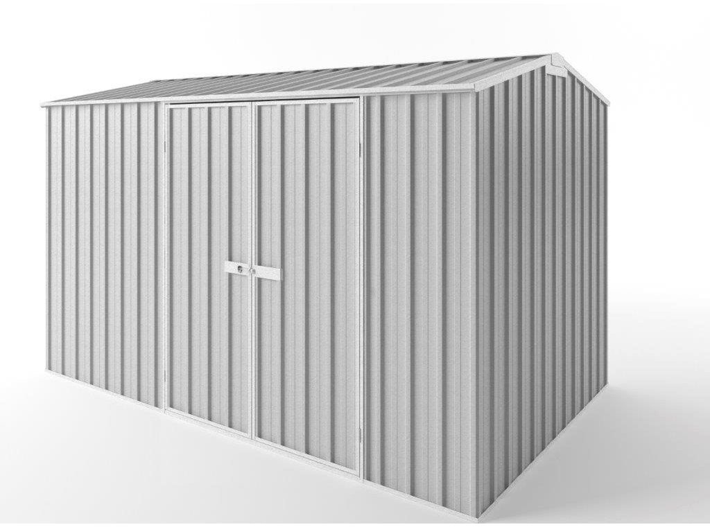 Gable Roof Garden Shed 3.75m (w) x 2.25m (d) Tall - 2.35m Zinc Colour