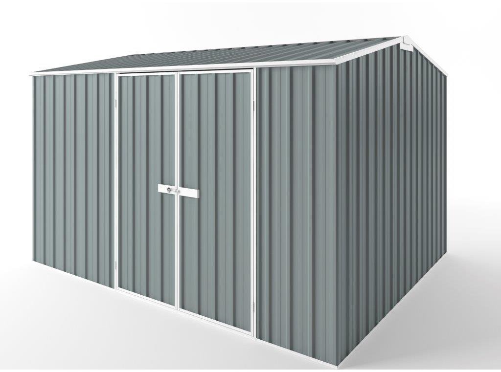 Gable Roof Garden Shed 3.75m (w) x 3.00m (d) Tall - 2.40m Armour Grey Colour