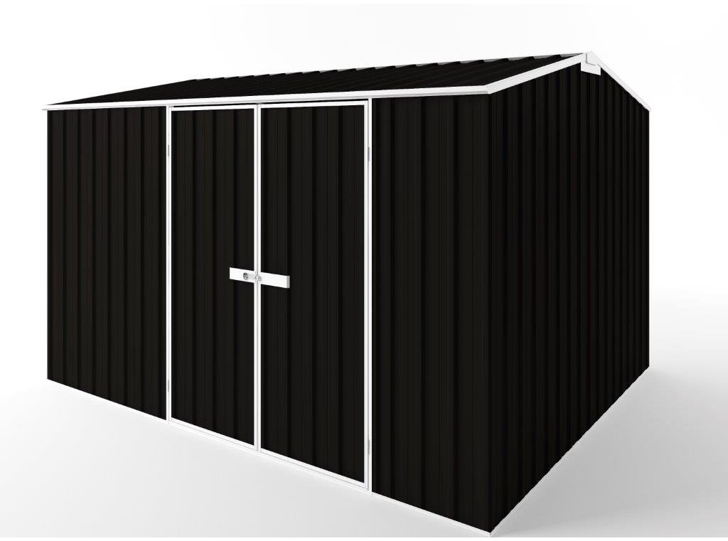 Gable Roof Garden Shed 3.75m (w) x 3.00m (d) Tall - 2.40m Ebony Colour