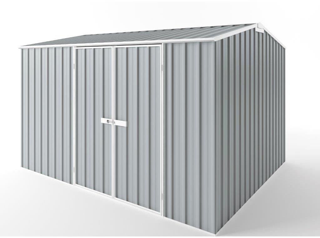 Gable Roof Garden Shed 3.75m (w) x 3.00m (d)x 2.40m (h)  Gull Grey Colour