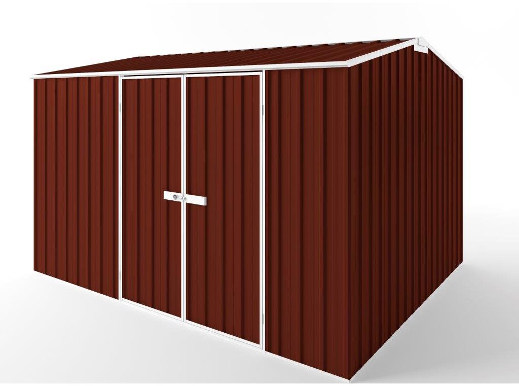 Gable Roof Garden Shed 3.75m (w) x 3.00m (d)x 2.40m (h)  Heritage Red Colour