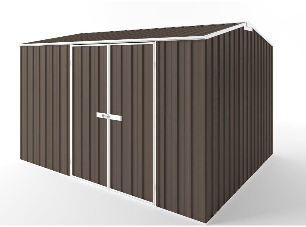 Gable Roof Garden Shed 3.75m (w) x 3.00m (d)x 2.40m (h)  Jasmin Brown Colour