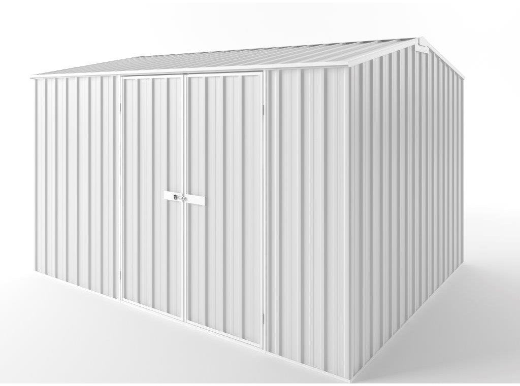 Gable Roof Garden Shed 3.75m (w) x 3.00m (d) Tall - 2.40m Off White Colour