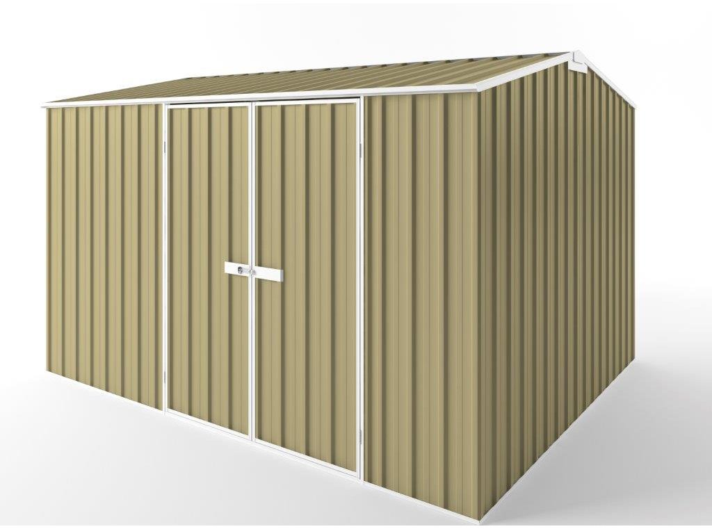 Gable Roof Garden Shed 3.75m (w) x 3.00m (d)x 2.40m (h)  Sandlewood Colour