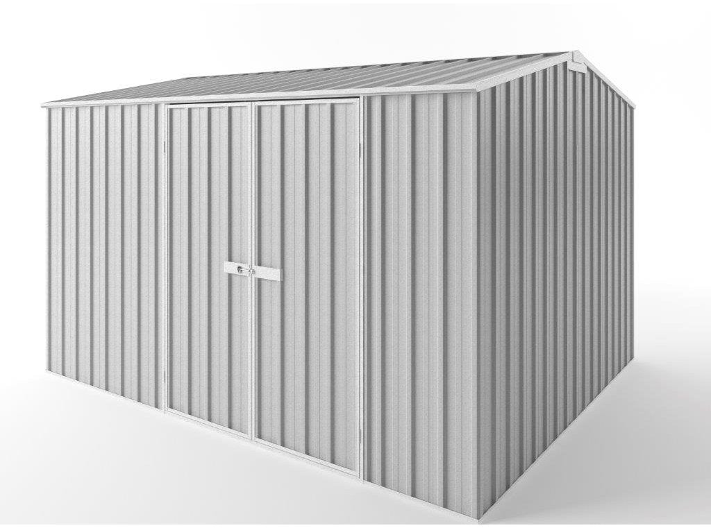 Gable Roof Garden Shed 3.75m (w) x 3.00m (d)x 2.40m (h)  Zinc Colour