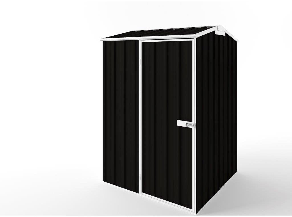 Gable Roof Garden Shed 1.50m (w) x 1.50m (d) Tall - 2.27m Ebony Colour