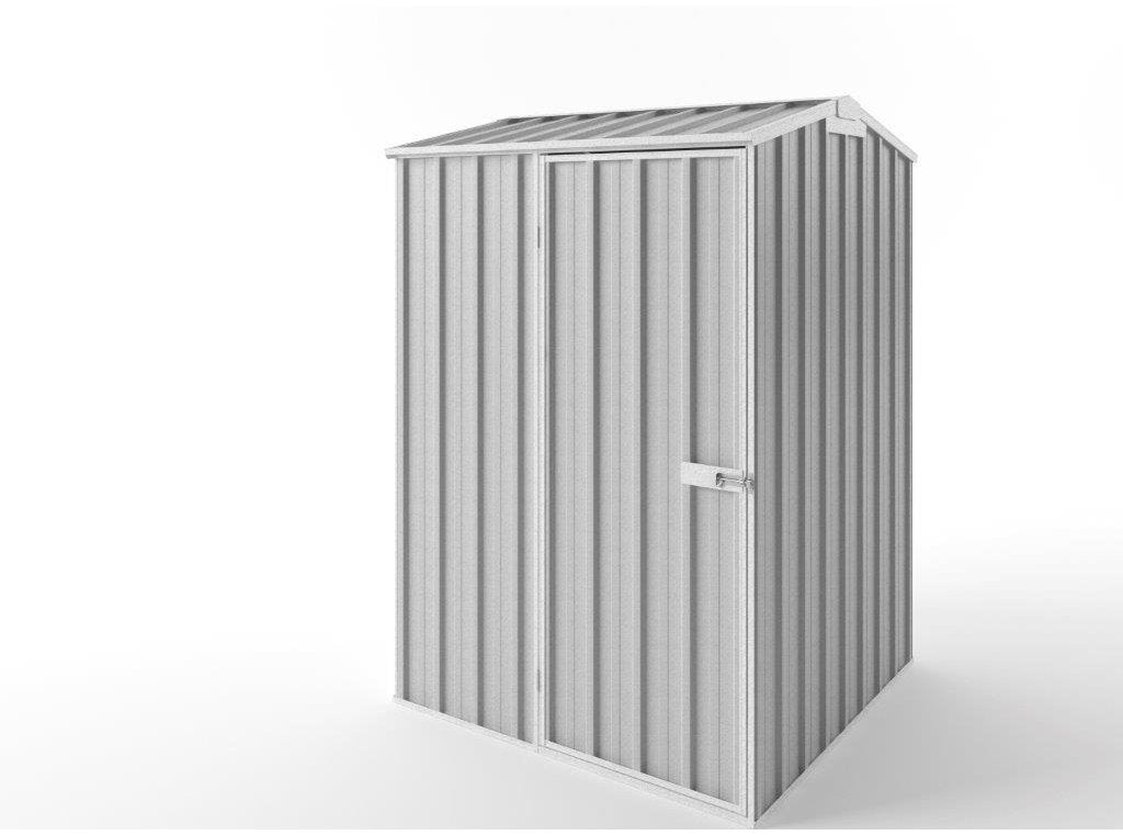 Gable Roof Garden Shed 1.50m (w) x 1.50m (d) Tall - 2.27m Zinc Colour
