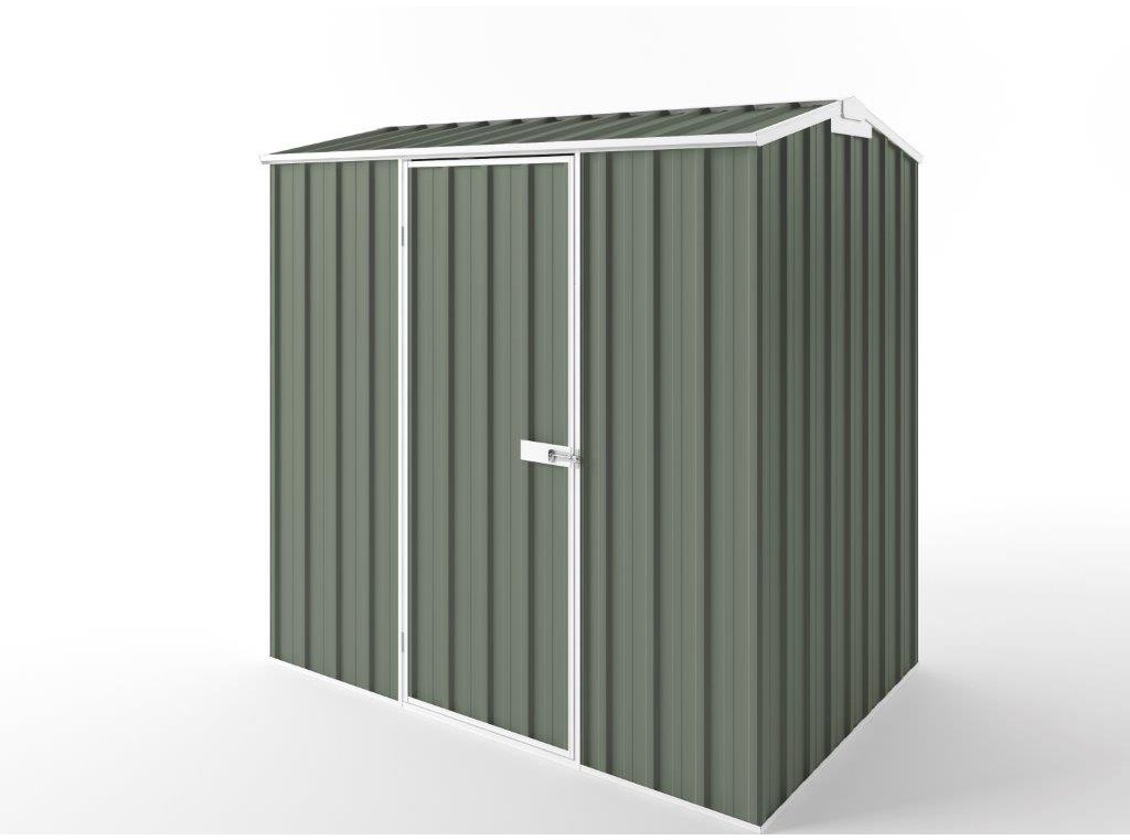 Gable Roof Garden Shed 2.25m (w) x 1.50m (d)x 2.27m (h)  Mist Green Colour