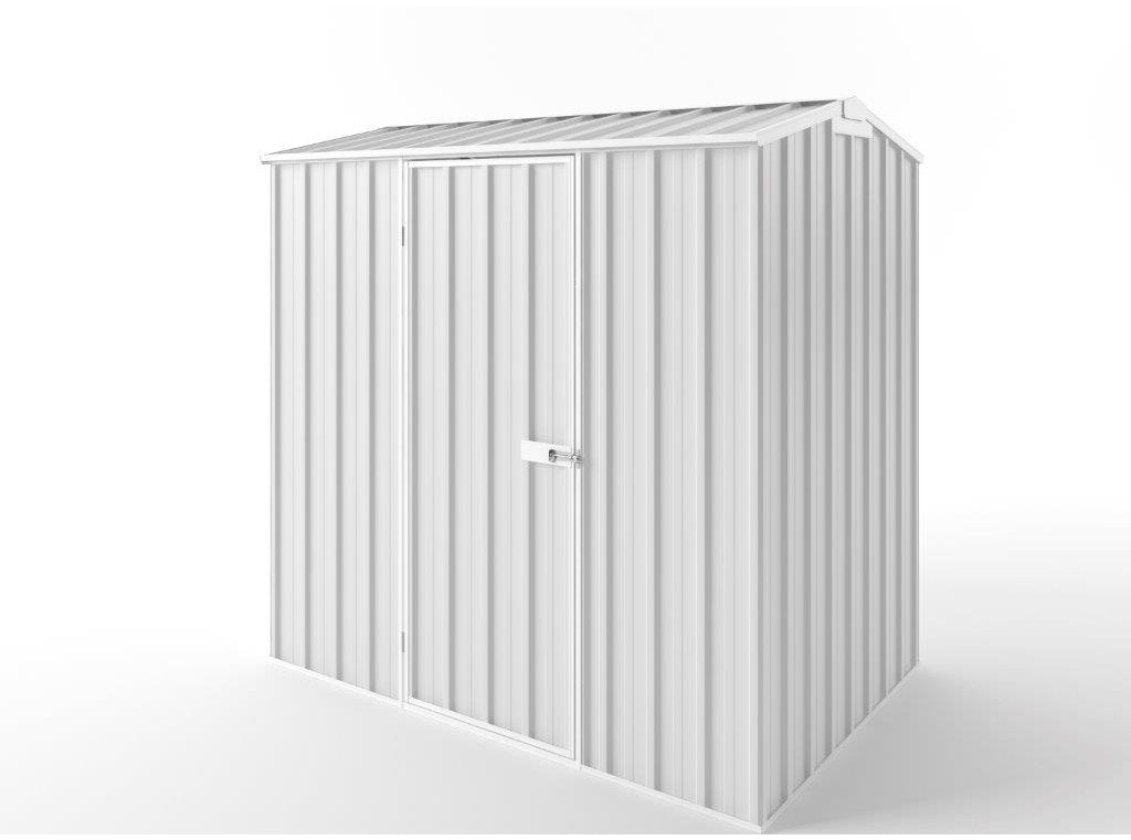Gable Roof Garden Shed 2.25m (w) x 1.50m (d)x 2.27m (h)  Off White Colour