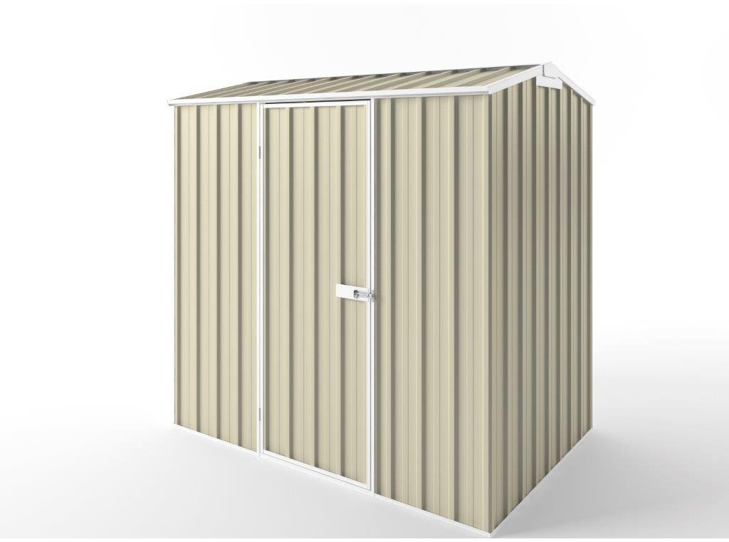 Gable Roof Garden Shed 2.25m (w) x 1.50m (d)x 2.27m (h)  Smooth Cream Colour