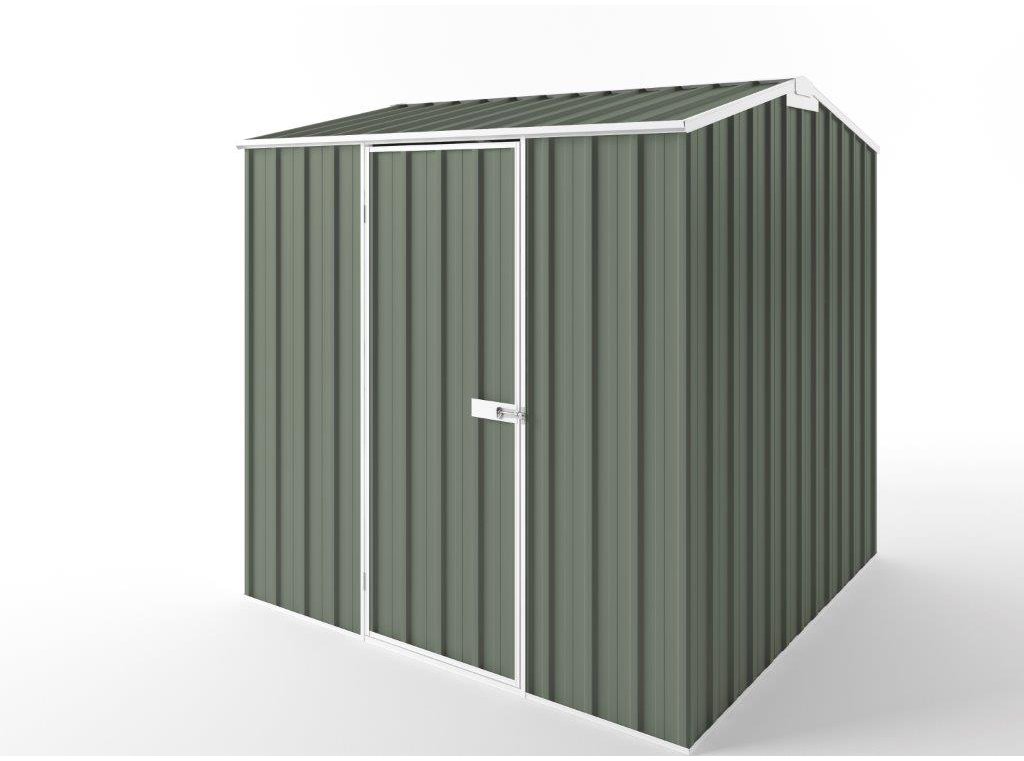Gable Roof Garden Shed 2.25m (w) x 2.25m (d)x 2.35m (h)  Mist Green Colour