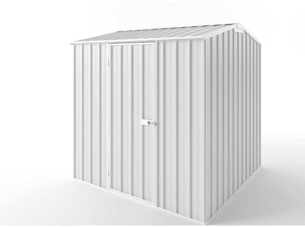 Gable Roof Garden Shed 2.25m (w) x 2.25m (d)x 2.35m (h)  Off White Colour