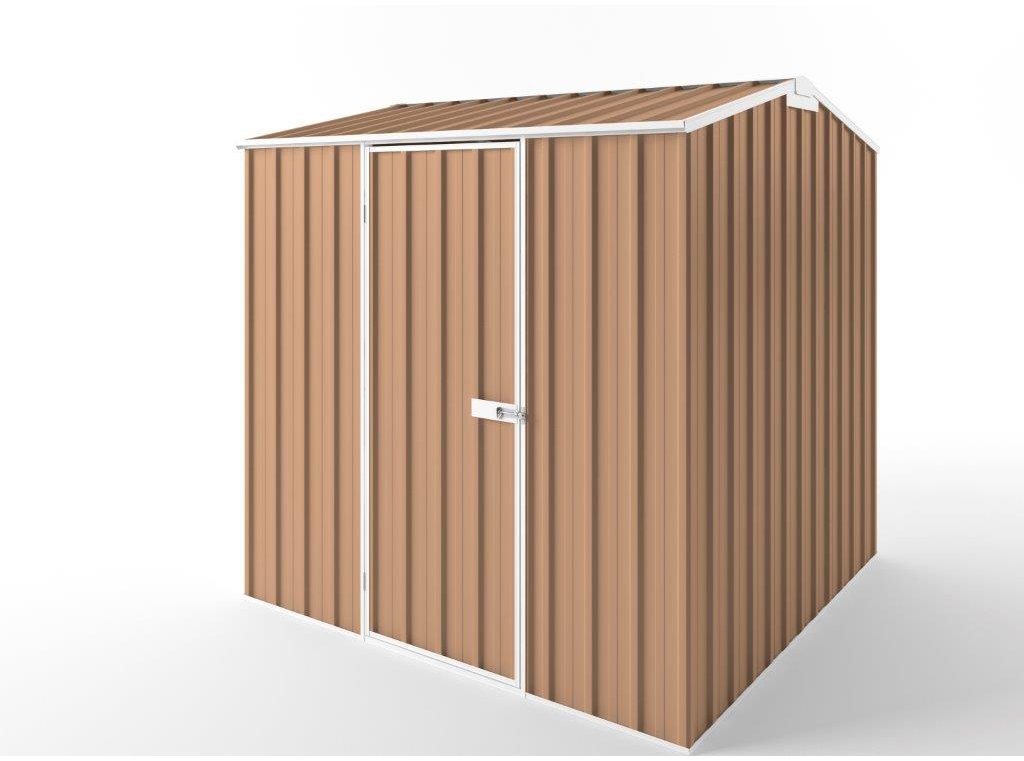 Gable Roof Garden Shed 2.25m (w) x 2.25m (d) Tall - 2.35m Pale Terracotta Colour