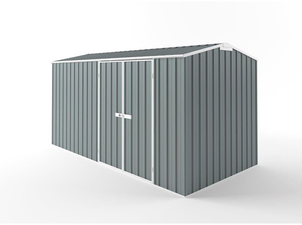 Truss Roof Garden Shed 4.50m (w) x 2.25m (d) Tall - 2.35m Armour Grey Colour