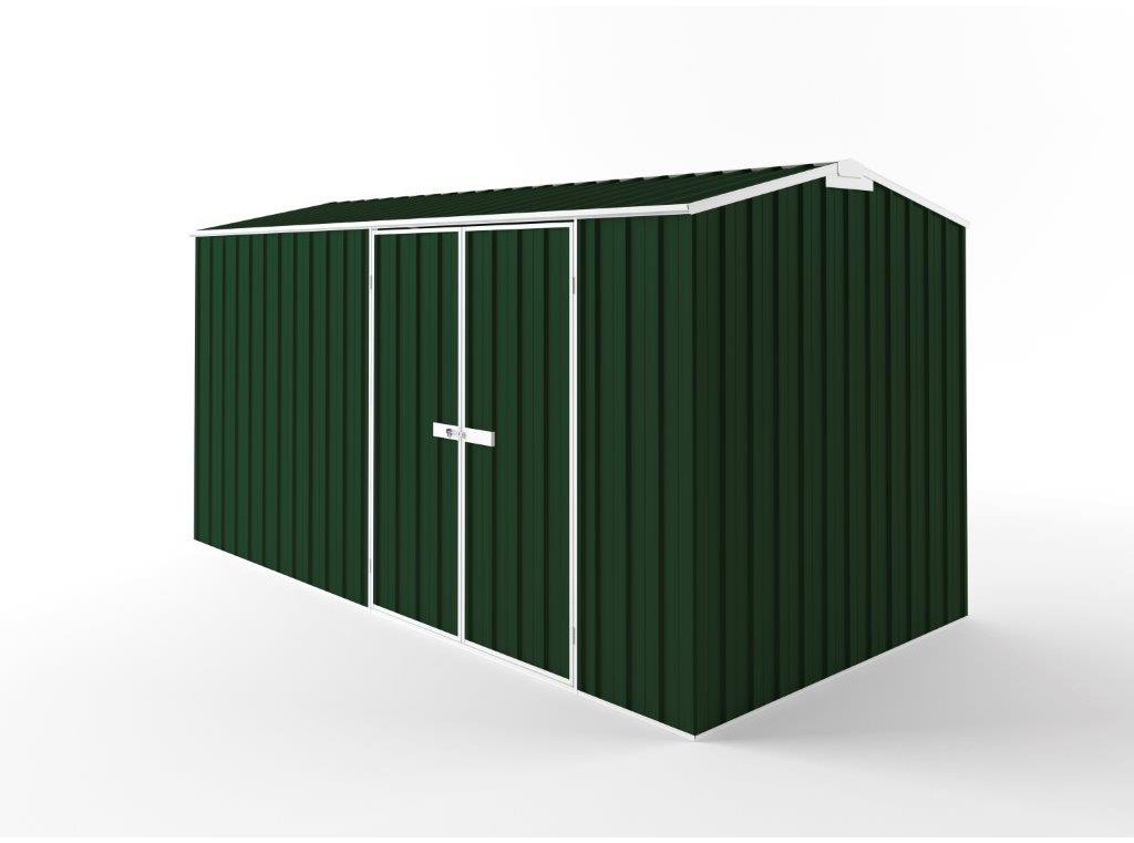 Truss Roof Garden Shed 4.50m (w) x 2.25m (d) Tall - 2.35m Caulfield Green Colour