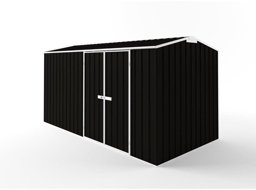 Truss Roof Garden Shed 4.50m (w) x 2.25m (d) Tall - 2.35m Ebony Colour
