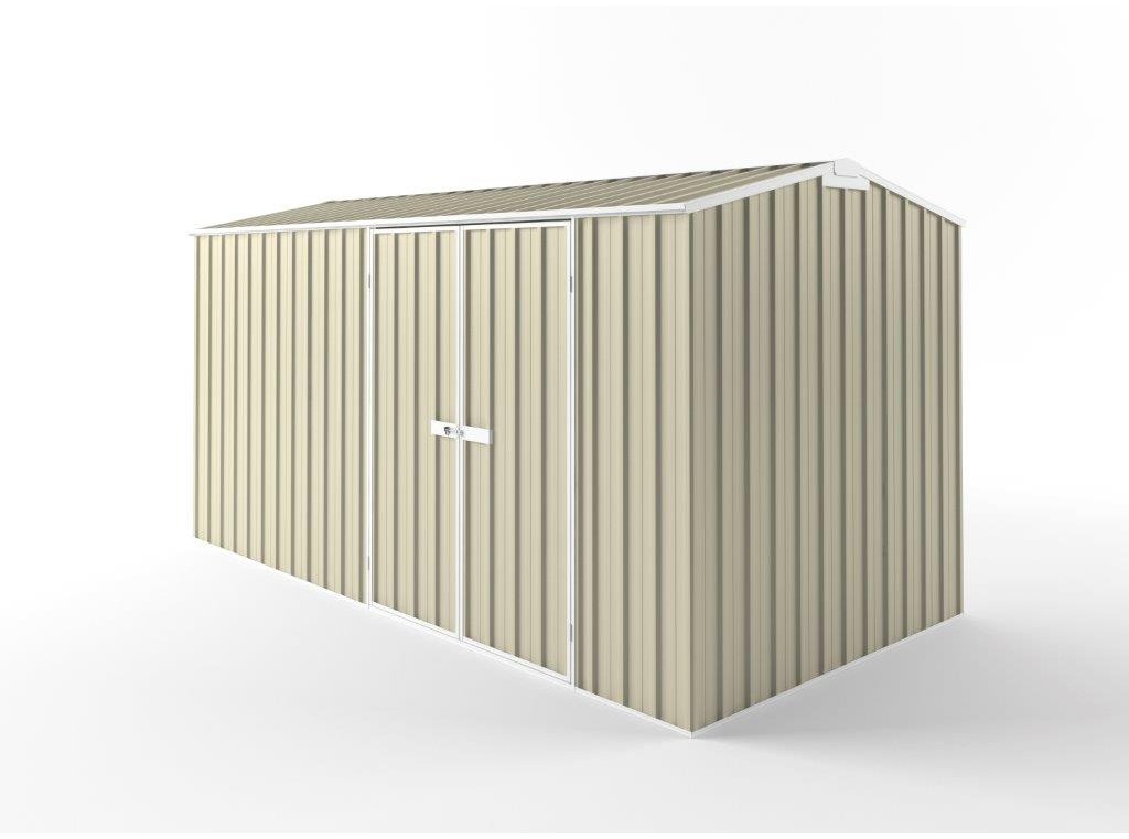 Truss Roof Garden Shed 4.50m (w) x 2.25m (d)x 2.35m (h)  Smooth Cream Colour