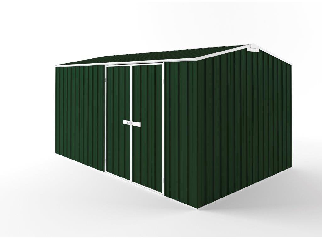 Truss Roof Garden Shed 4.50m (w) x 3.00m (d)x 2.40m (h)  Caulfield Green Colour