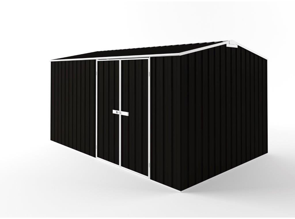 Truss Roof Garden Shed 4.50m (w) x 3.00m (d)x 2.40m (h)  Ebony Colour