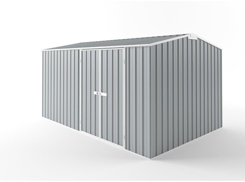 Truss Roof Garden Shed 4.50m (w) x 3.00m (d)x 2.40m (h)  Gull Grey Colour