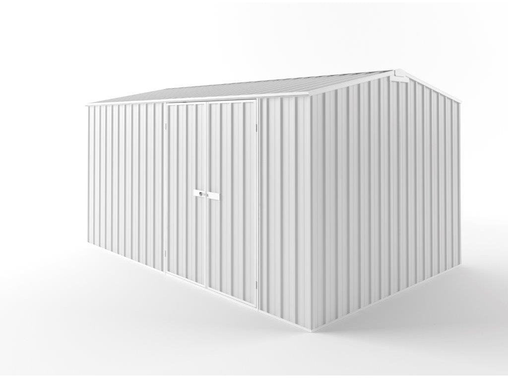 Truss Roof Garden Shed 4.50m (w) x 3.00m (d) Tall - 2.40m Off White Colour