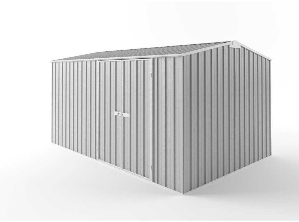 Truss Roof Garden Shed 4.50m (w) x 3.00m (d) Tall - 2.40m Zinc Colour