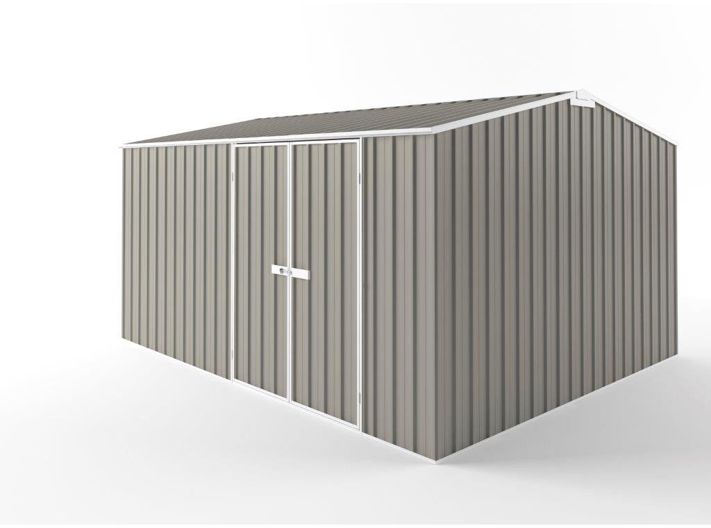 Truss Roof Garden Shed 4.50m (w) x 3.75m (d) Tall - 2.48m Birch Colour