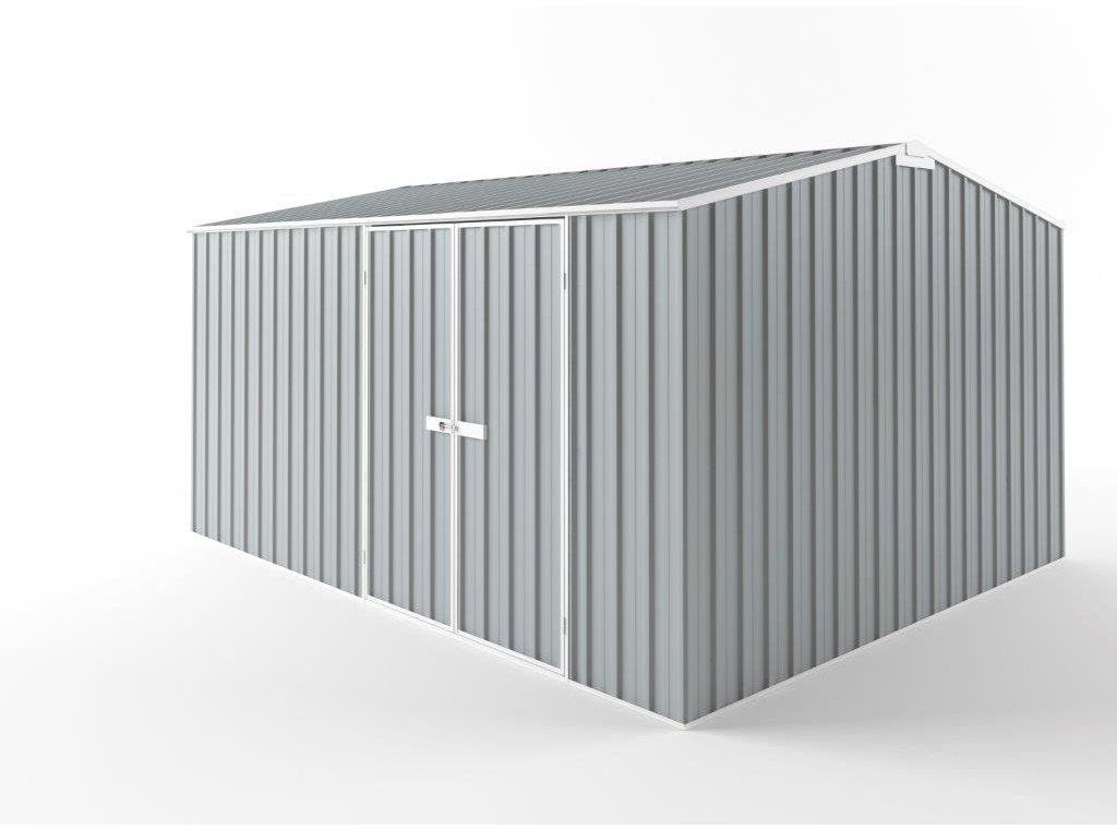 Truss Roof Garden Shed 4.50m (w) x 3.75m (d)x 2.48m (h)  Gull Grey Colour