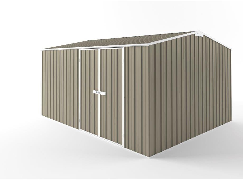 Truss Roof Garden Shed 4.50m (w) x 3.75m (d) Tall - 2.48m Stone Colour