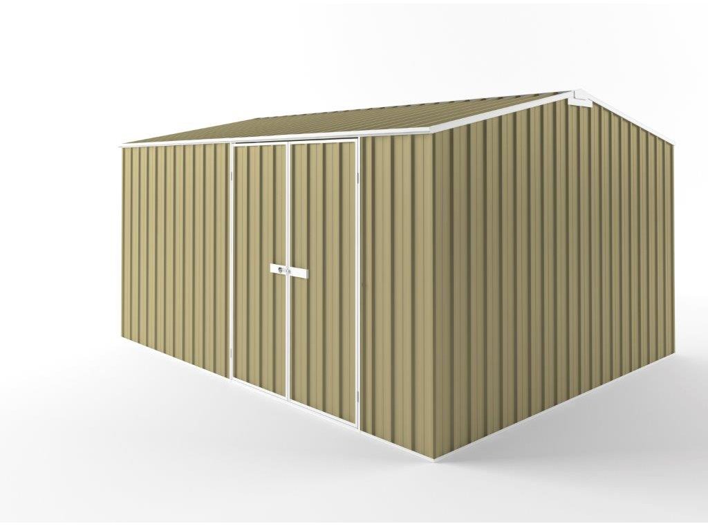 Truss Roof Garden Shed 4.50m (w) x 3.75m (d)x 2.48m (h)  Sandlewood Colour