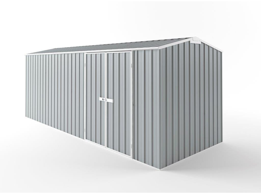 Truss Roof Garden Shed 6.00m (w) x 2.25m (d) Tall - 2.35m Gull Grey Colour