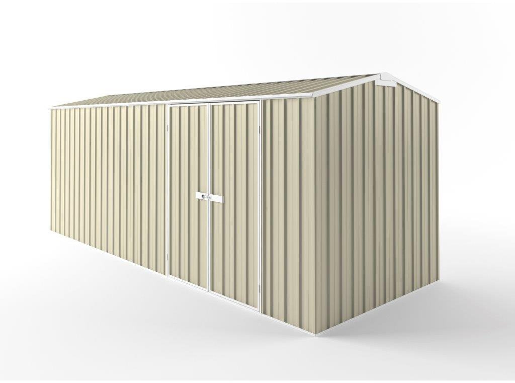 Truss Roof Garden Shed 6.00m (w) x 2.25m (d)x 2.35m (h)  Smooth Cream Colour