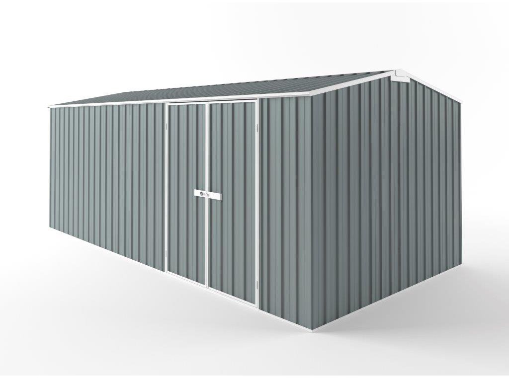 Truss Roof Garden Shed 6.00m (w) x 3.00m (d) Tall - 2.40m Armour Grey Colour