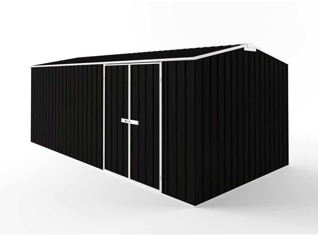 Truss Roof Garden Shed 6.00m (w) x 3.00m (d)x 2.40m (h)  Ebony Colour