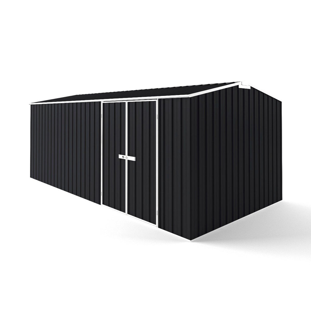 Truss Roof Garden Shed 6.00m (w) x 3.00m (d)x 2.40m (h)  Monument Colour