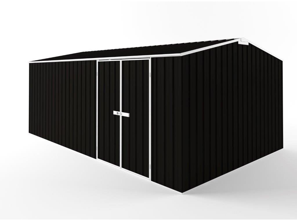 Truss Roof Garden Shed 6.00m (w) x 3.75m (d) Tall - 2.48m Ebony Colour