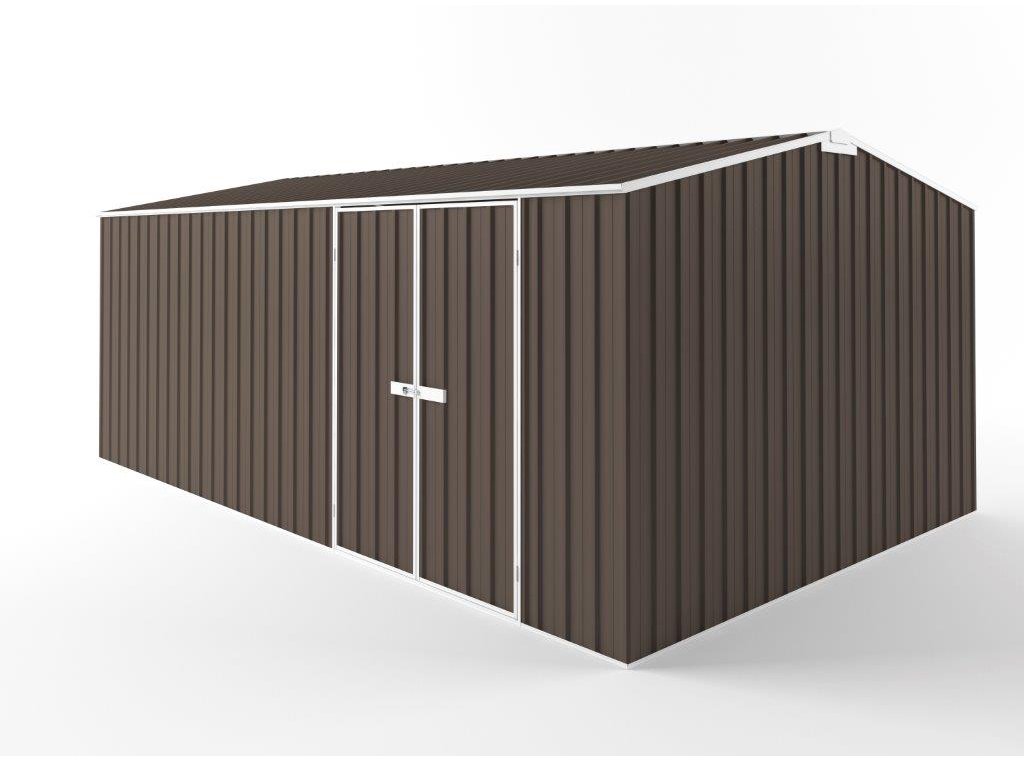 Truss Roof Garden Shed 6.00m (w) x 3.75m (d)x 2.48m (h)  Jasmin Brown Colour