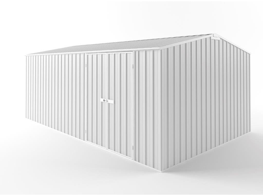 Truss Roof Garden Shed 6.00m (w) x 3.75m (d) Tall - 2.48m Off White Colour
