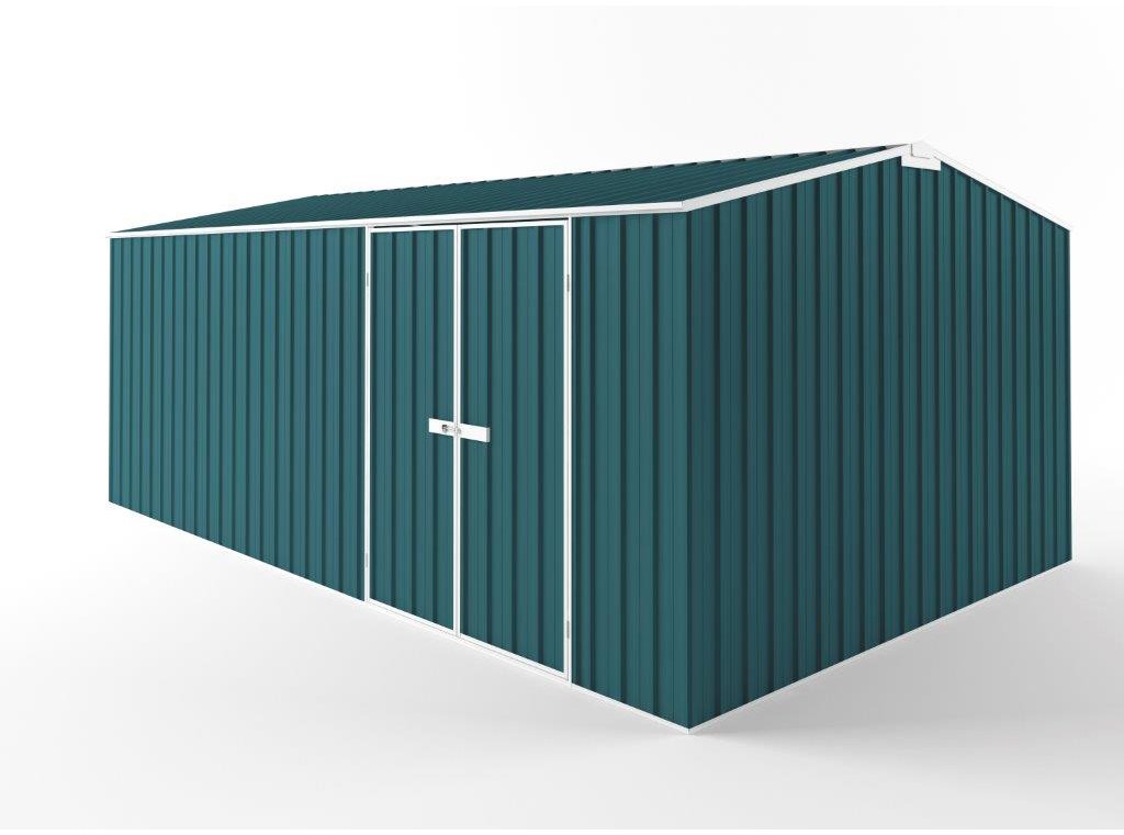 Truss Roof Garden Shed 6.00m (w) x 3.75m (d) Tall - 2.48m Torres Blue Colour