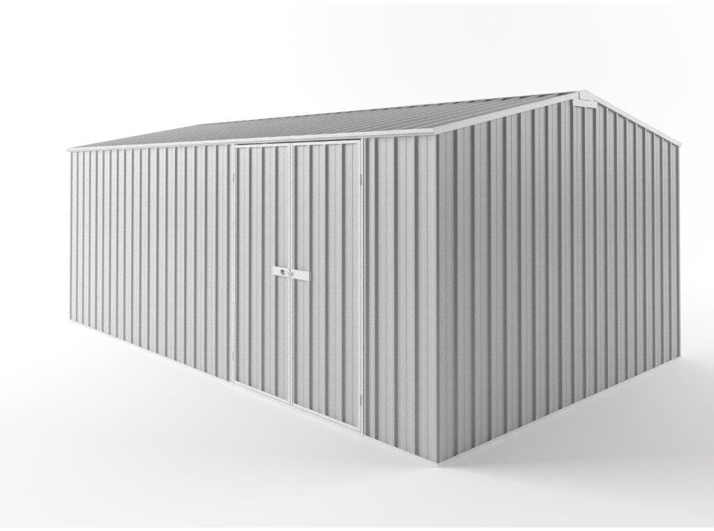 Truss Roof Garden Shed 6.00m (w) x 3.75m (d) Tall - 2.48m Zinc Colour