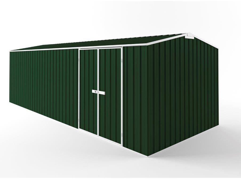 Truss Roof Garden Shed 7.50m (w) x 3.00m (d)x 2.40m (h)  Caulfield Green Colour