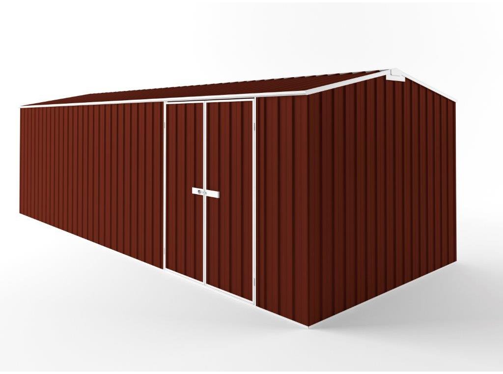 Truss Roof Garden Shed 7.50m (w) x 3.00m (d)x 2.40m (h)  Heritage Red Colour