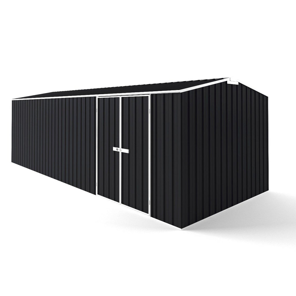 Truss Roof Garden Shed 7.50m (w) x 3.00m (d)x 2.40m (h)  Monument Colour