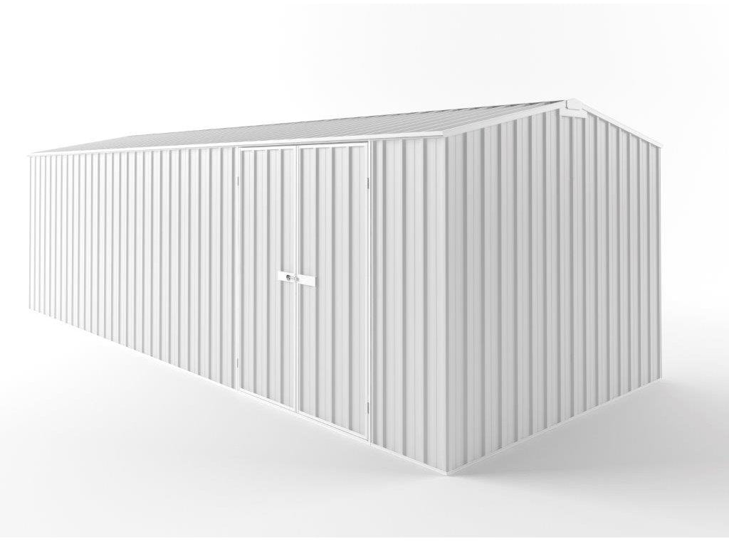 Truss Roof Garden Shed 7.50m (w) x 3.00m (d) Tall - 2.40m Off White Colour