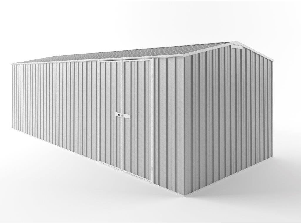 Truss Roof Garden Shed 7.50m (w) x 3.00m (d) Tall - 2.40m Zinc Colour
