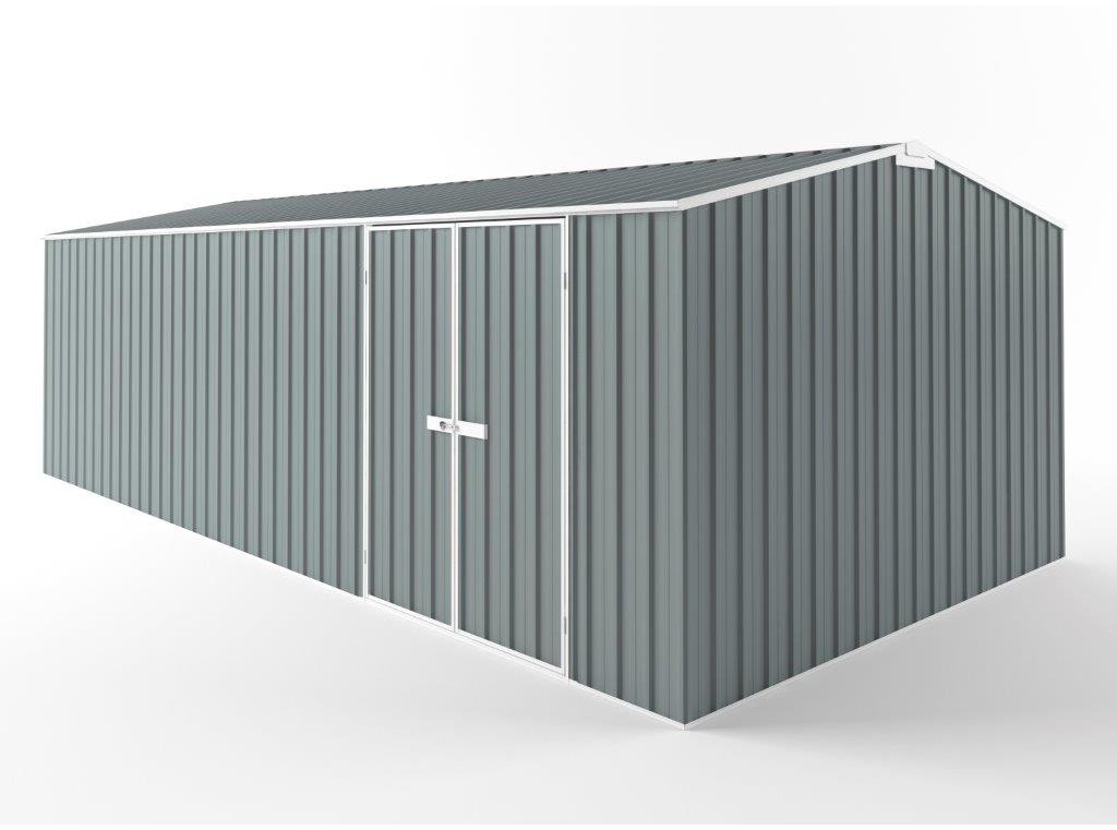 Truss Roof Garden Shed 7.50m (w) x 3.75m (d) Tall - 2.48m Armour Grey Colour