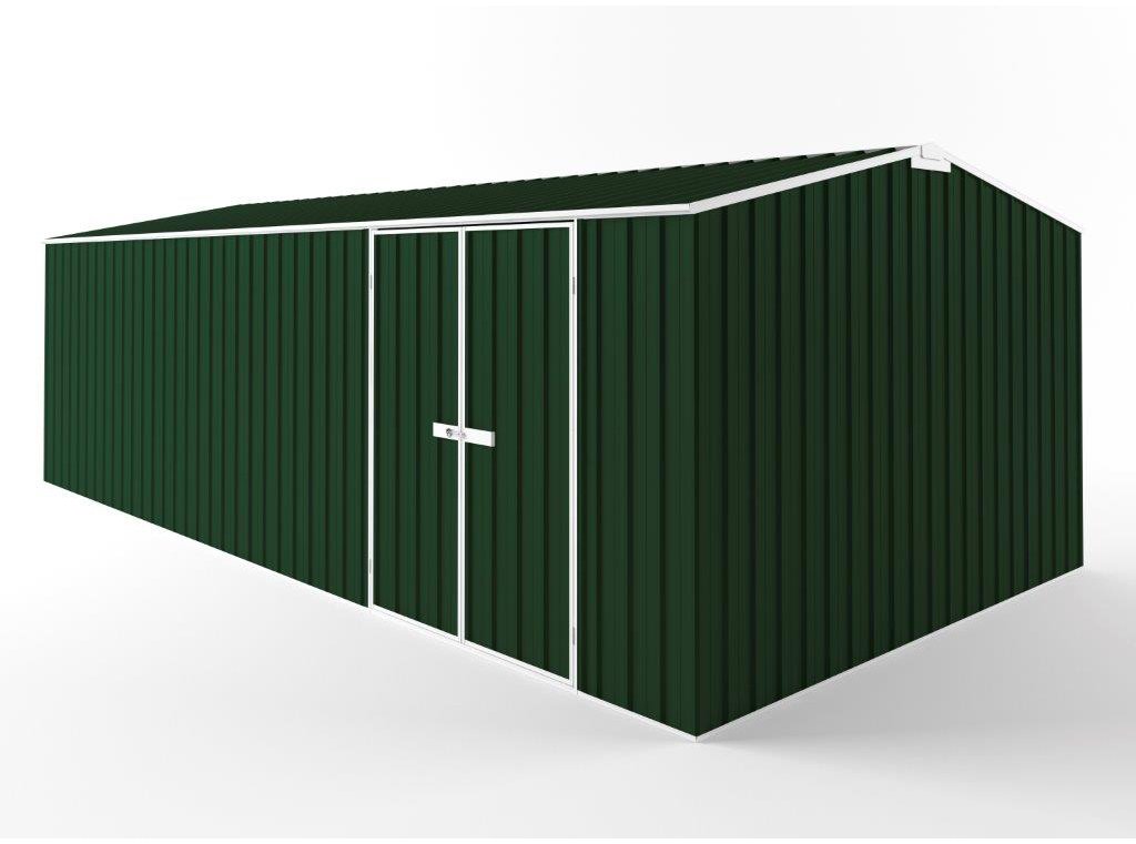 Truss Roof Garden Shed 7.50m (w) x 3.75m (d)x 2.48m (h)  Caulfield Green Colour